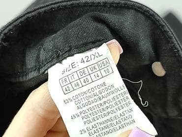 leginsy galaxy: Spodnie materiałowe damskie, rozmiar XL — 5