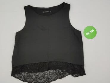 czarne body z długim rękawem zara: Zara, Top damski, rozmiar L — 2