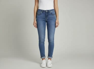 sinsay dżinsy z wysokim stanem: Sinsay, Jeansy damskie, rozmiar XS — 1