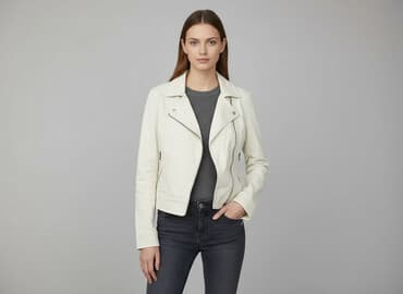 kurtka jeansowa z futerkiem bershka: Bershka, Kurtka jeansowa damska, rozmiar M — 1