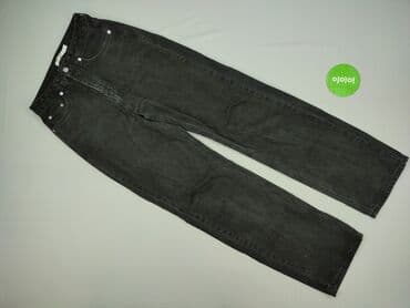 dżinsy z wysokim stanem czarne: NA-KD, Jeansy damskie, XS — 2