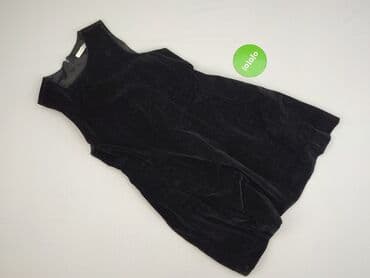 reserved czarna sukienka z bufiastymi rękawami: Sukienka damska, rozmiar M — 2