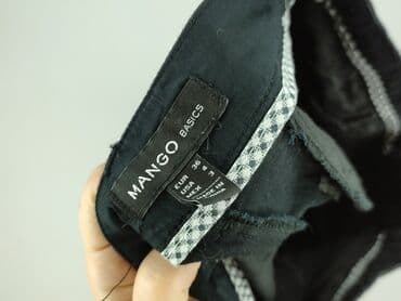 mango spodnie czarne: Mango, Spodnie materiałowe damskie, S — 4