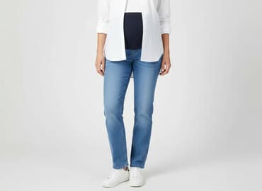 krótkie spodenki ciążowe olx: Bpc bonprix collection, Jeansy damskie, rozmiar L — 7