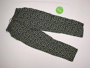 spodnica leopard: Leopard, Spodnie materiałowe damskie, rozmiar L — 3