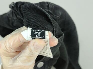 woskowane legginsy z wysokim stanem zara: Shein Curve, Jeansy damskie, XL — 4