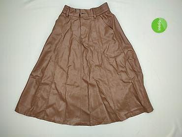 spódnice midi eko skóra: Spódnica damska, rozmiar M — 2