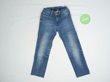 grubosc rajstop w den: Jeans, 4-5 years, 104/110, condition - Perfect — 2