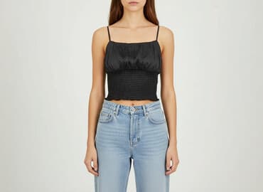 body koronkowe czarne sinsay: Sinsay, Top damski, rozmiar L — 11