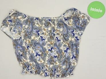 modne bluzki z bufiastymi rękawami: Bluzka damska, rozmiar XS — 2