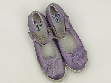 skórzane buty do przedszkola: Balerinki damskie, rozmiar 37 — 1