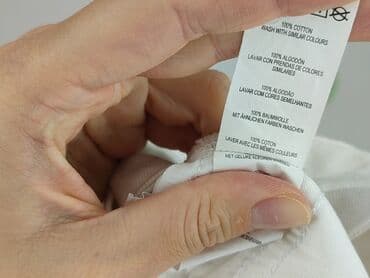 krótkie jeansowe spodenki z wysokim stanem podarte: Denim, Szorty damskie, rozmiar XS — 5