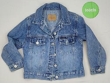 sukienka uzywana: Dziecięca kurtka jeansowa, 5-6 lat, 110-116 cm, stan - Bardzo dobry — 2