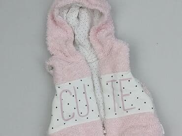 skórzana kurtka i futrzana kamizelka: Vest, Newborn baby, condition - Good — 1