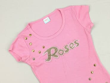 guess t shirt damski rozowy: T-shirt damski, rozmiar L — 1