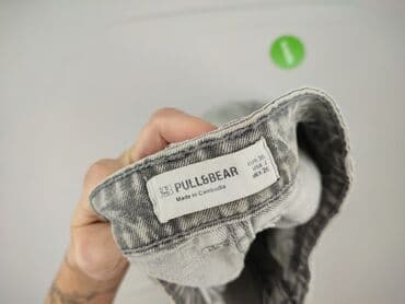 jeansy z asymetrycznym zapieciem: PULL&BEAR, Jeansy damskie, rozmiar XS — 4