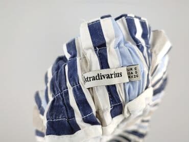 krótkie legginsy w prążki: Stradivarius, Spodnie materiałowe damskie, rozmiar S — 4