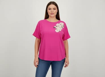 rozowa bluzka na impreze: Women's blouse, size XL — 1