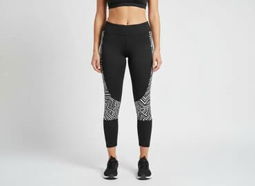 legginsy damskie do biegania zimą: Legginsy Sportowe damskie, rozmiar M — 5