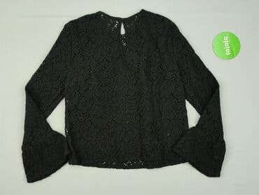 czarna bluzka koronkowa zara: Zara, Bluzka damska, rozmiar L — 3