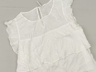 biała bluzka z długim rękawem stradivarius: Stradivarius, Women's blouse, size M — 2