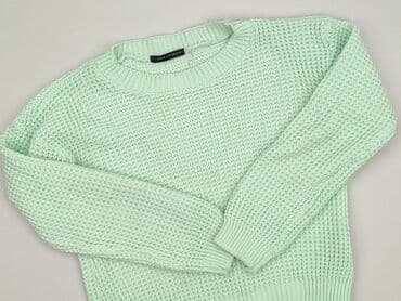 sweter w chmurki reserved: Qed London, Sweter damski, rozmiar S — 1