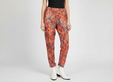 bershka spodnie zebra: Bershka, Spodnie materiałowe damskie, rozmiar L — 1