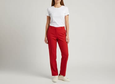 spodnie jeans drill: Dunnes Stores, Spodnie materiałowe damskie, rozmiar L — 6