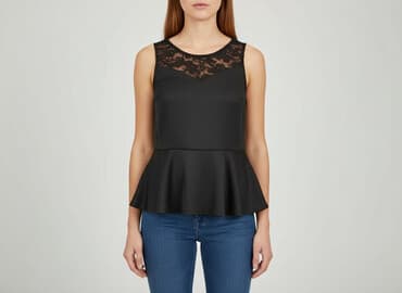 bluzki czarne hm: H&M, Bluzka damska, rozmiar M — 1