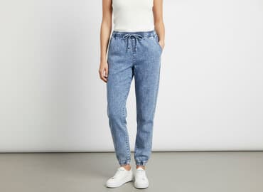 jogger jeans: Spodnie damskie, rozmiar S — 7