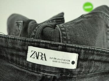 zara jeansy damskie szare: Zara, Jeansy damskie, rozmiar S — 4