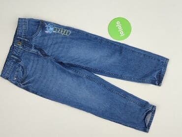 skarpety nike sizeer: Spodnie jeansowe, Disney, 5-6 lat, 116, stan - Bardzo dobry — 2