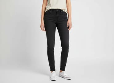 legginsy z zapiętkami reserved: DENIM JEANS, Jeansy damskie, rozmiar S — 6