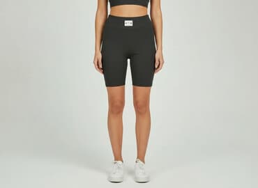 krótkie legginsy damskie z wysokim stanem: Fashion, Leggings Shorts for women, size S — 1