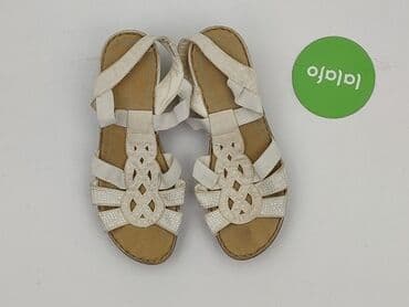 sandały koturna ccc: Sandals for women, size 39 — 2
