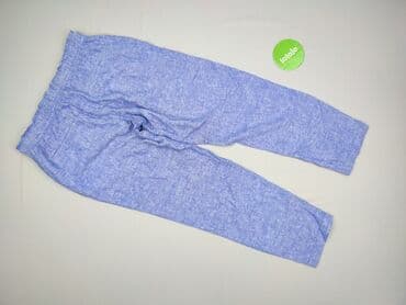 szerokie spodnie pepco: Papaya, Spodnie materiałowe damskie, rozmiar L — 3