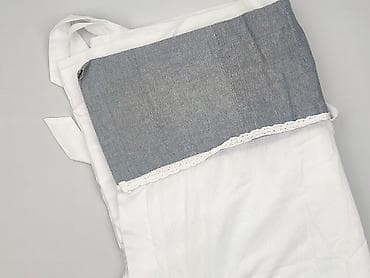 słupek na ubrania: Lniany fartuch kuchenny unisex - Klasyczny fason z prostym wiązaniem — 1