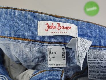 spódniczka jeansowe na guziki: John Baner, Spódnica damska, rozmiar S — 4