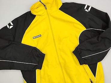 Męska kurtka sportowa STANNO, rozmiar L - Kolor: żółty z czarnymi