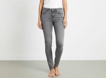 jeansy z asymetrycznym zapieciem: Noisy May, Jeansy damskie, S — 7