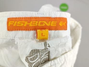 szlufki: Fishbone, Spodnie 3/4 damskie, rozmiar L — 4