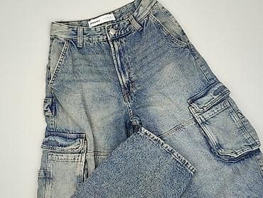 bershka cargo: Bershka, Spodnie cargo damskie, rozmiar 2XS — 1