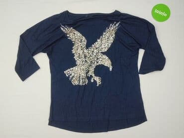 sweter piórkowy na drutach: Bluzka damska, rozmiar M — 2