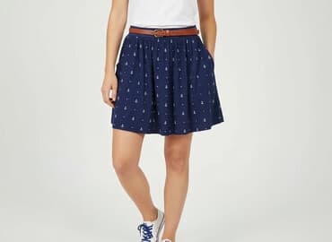 spódniczka kąpielowa granatowa: Sinsay, Spódnica damska, rozmiar XS — 7