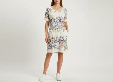 tunika damska: Blue shadow, Sukienka damska, rozmiar M — 6