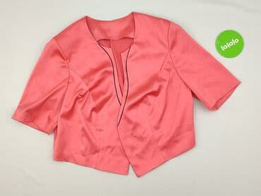 srebrne bolerko do sukienki: Kardigan damski, rozmiar L — 2