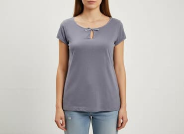 koszulka real rozowa: T-shirt damski, rozmiar S — 5