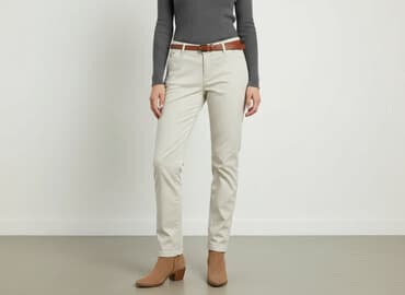 deezee sandaly na koturnie: QUIOSQUE, Spodnie materiałowe damskie, rozmiar S — 6