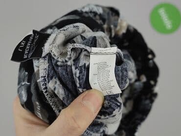 czarne spodnie z wysokim stanem reserved: Spodnie materiałowe damskie, L — 5