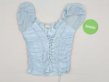 koszulka z dekoltem w serce: Bluzka damska, S — 2